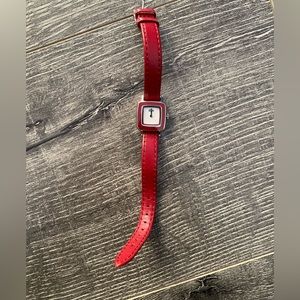 Lacoste red watch